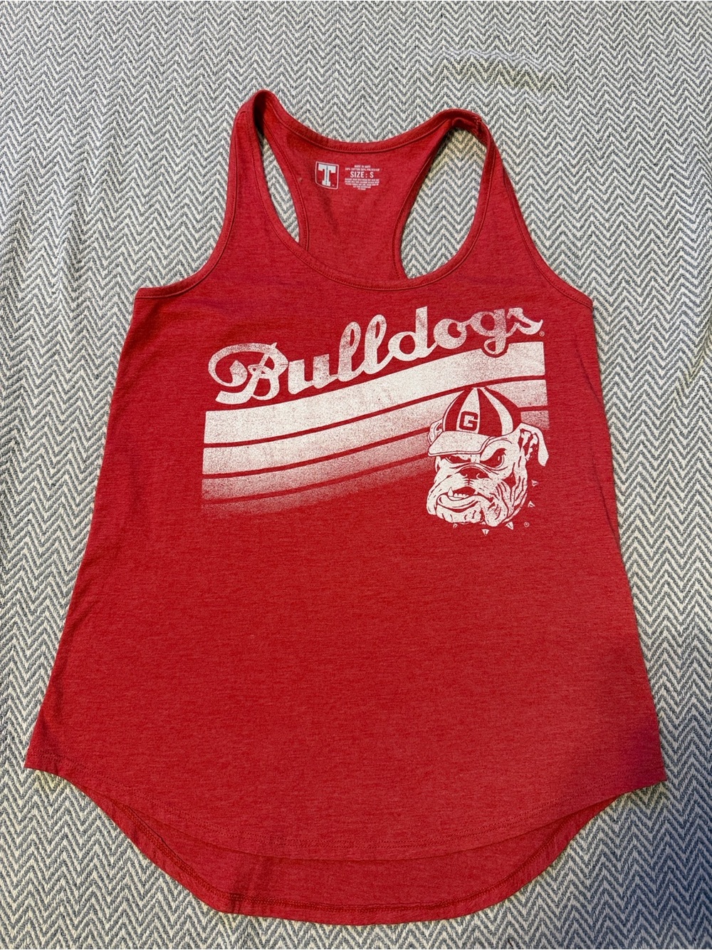 Georgia Bulldogs Red Racerback Tank Top - Unbranded